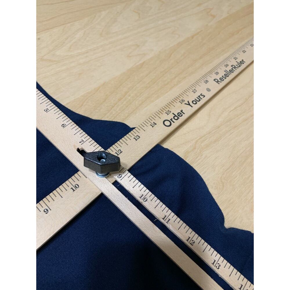 AQUA Navy Blue Sleeveless V-Neck A-Line Dress - Picture 4 of 7